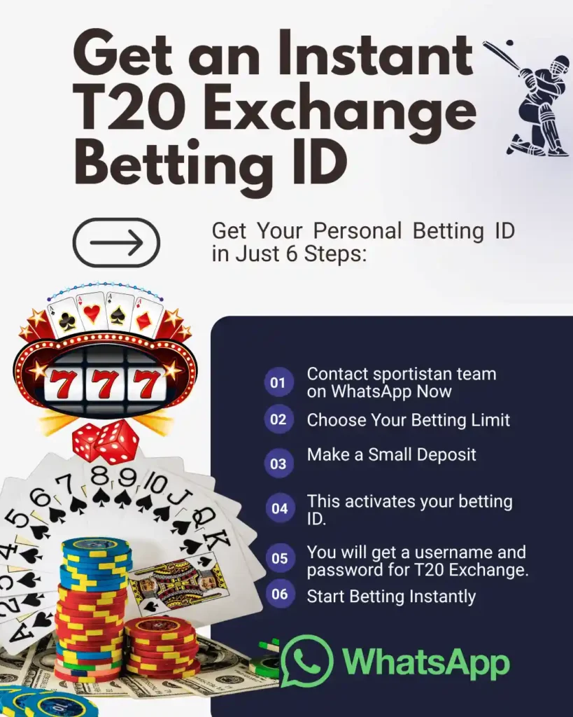 Get an Instant T20 Exchange Betting ID