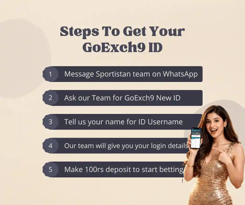 Steps To Get Your GoExch9 ID