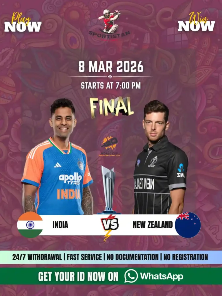 IND vs NZ T20 WC Final 2026 Prediction & Odds - Sportistan